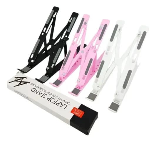 Base Para Laptop Plegable Plastico Soporte Tablet Ajustable
